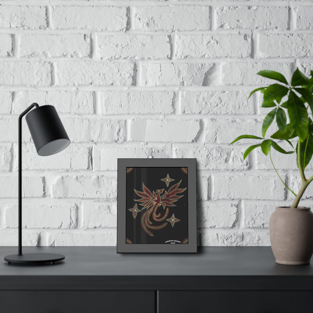 Hand Painted Acrylic Phoenix Star Print