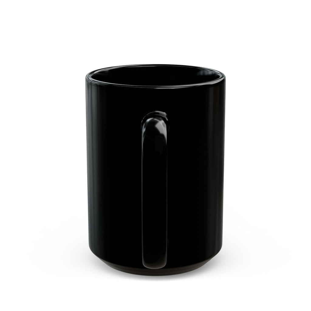 Hand Painted Acrylic Phoenix Star Print Mug- Black(11oz & 15oz)