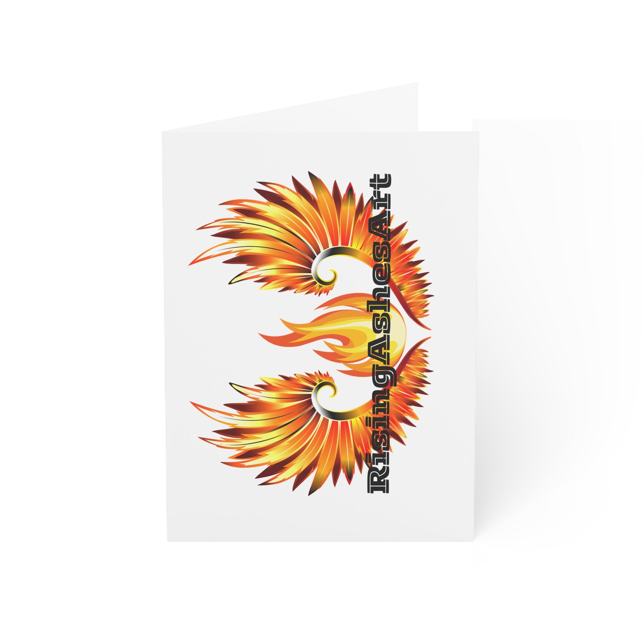 RisingAshesArt Logo Greeting Cards- (1pc, 10pc, 30pc, 50pc)