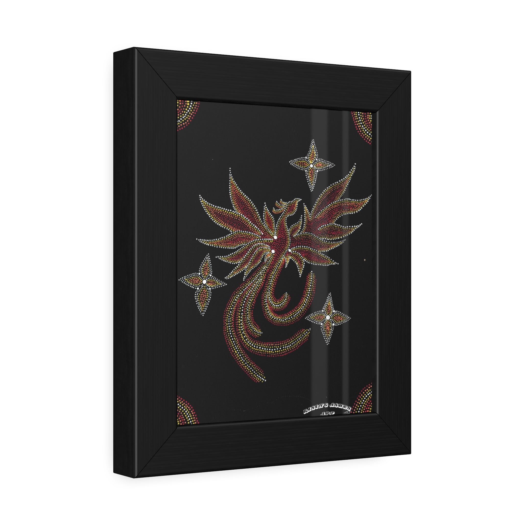 Hand Painted Acrylic Phoenix Star Print