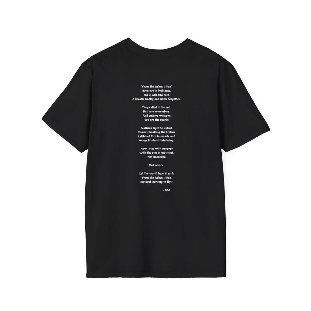 RisingAshesArt Logo T‑Shirt