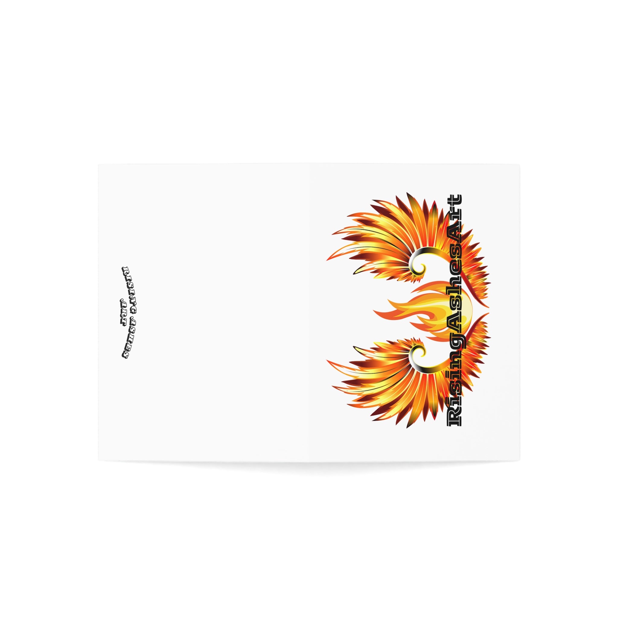 RisingAshesArt Logo Greeting Cards- (1pc, 10pc, 30pc, 50pc)
