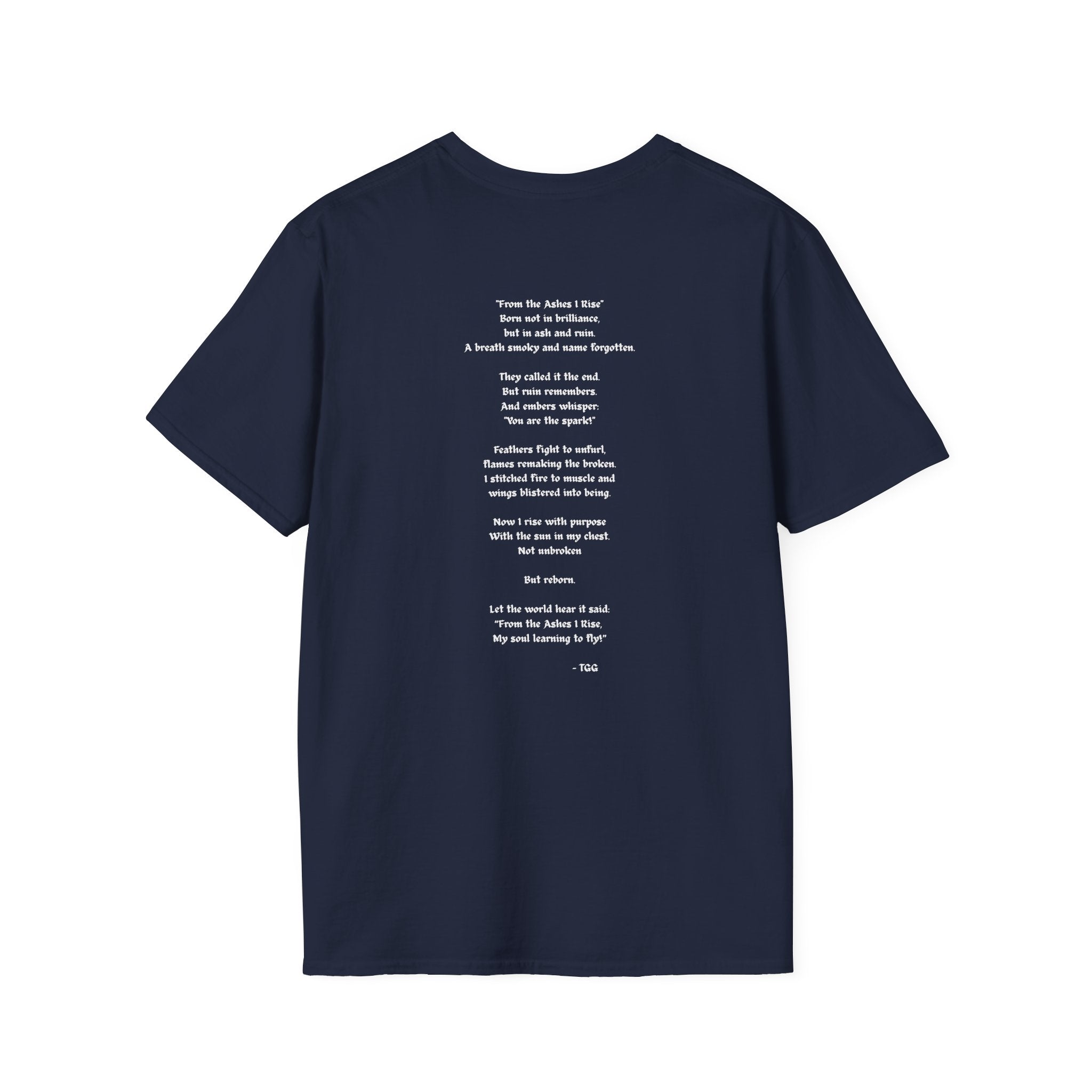 Floral Feather Acrylic Print T-Shirt