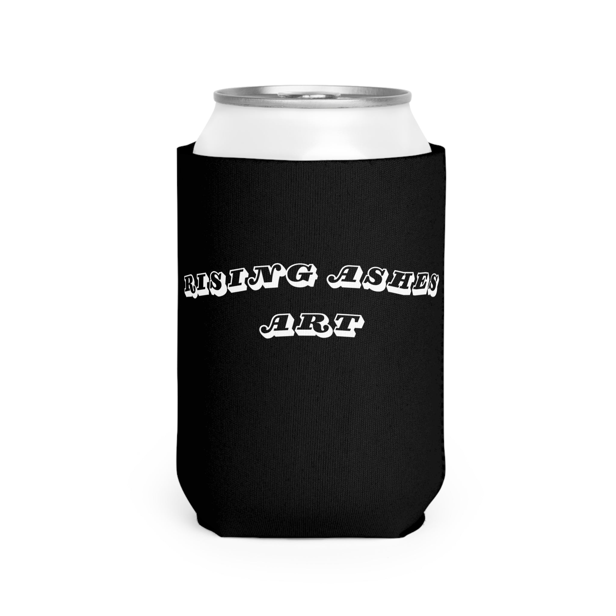 Hand Painted Acrylic Phoenix Print Can Cooler Sleeve