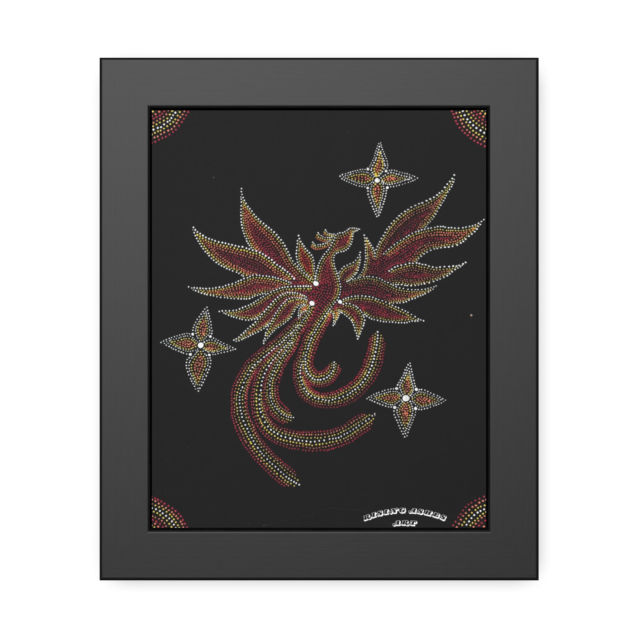 Hand Painted Acrylic Phoenix Star Print
