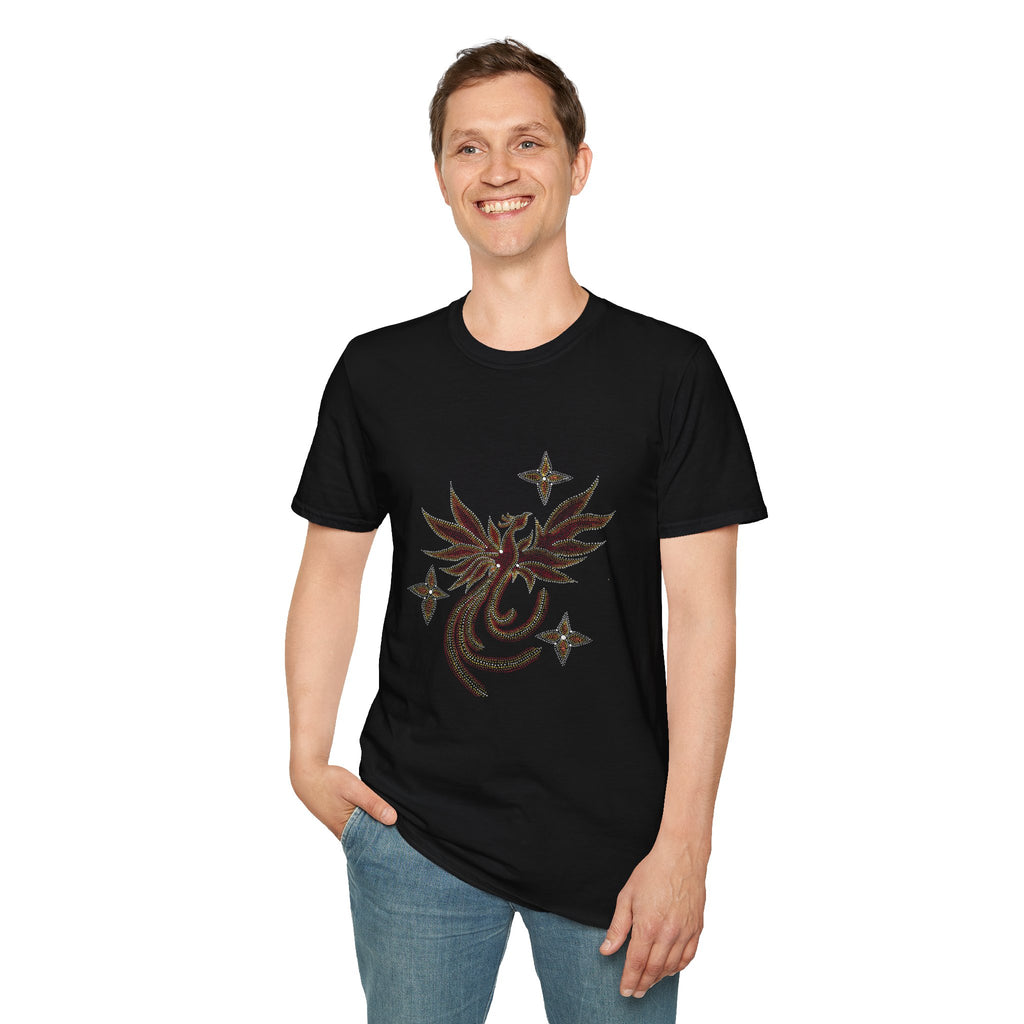 Phoenix Star Acrylic Print T-Shirt