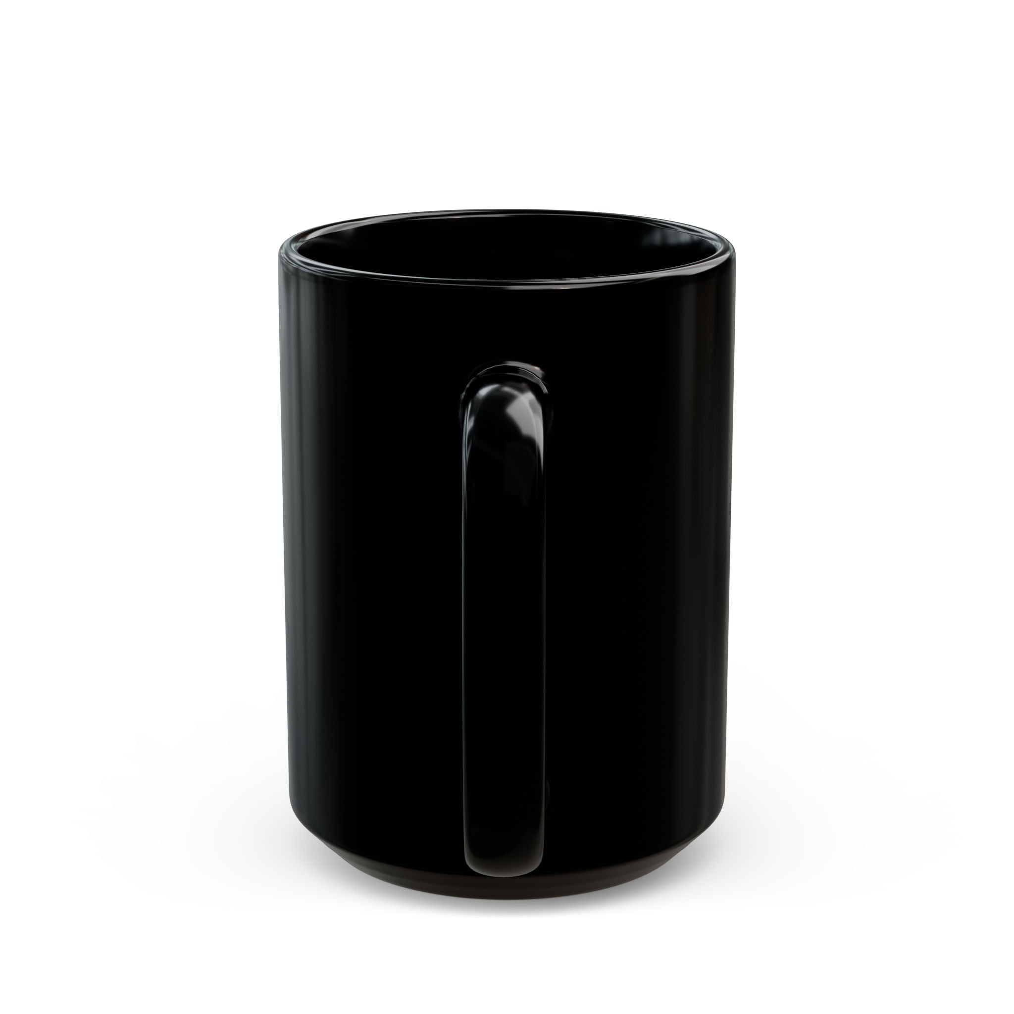 Hand Painted Acrylic Phoenix Print Mug- Black(11oz & 15oz)