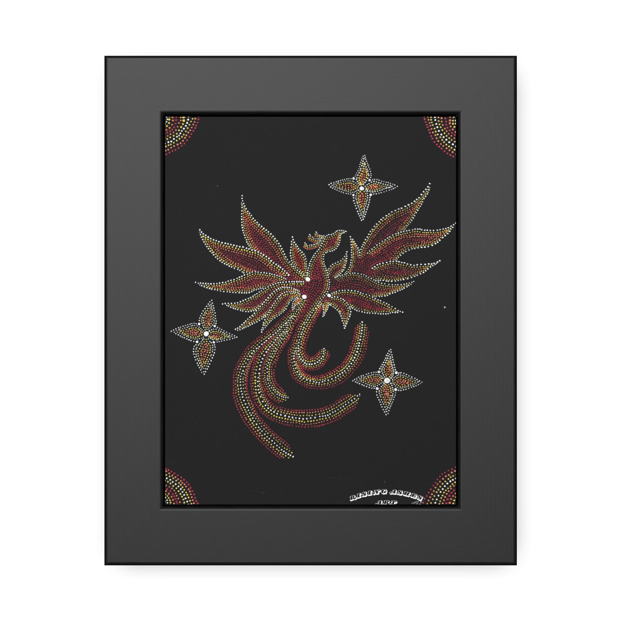 Hand Painted Acrylic Phoenix Star Print