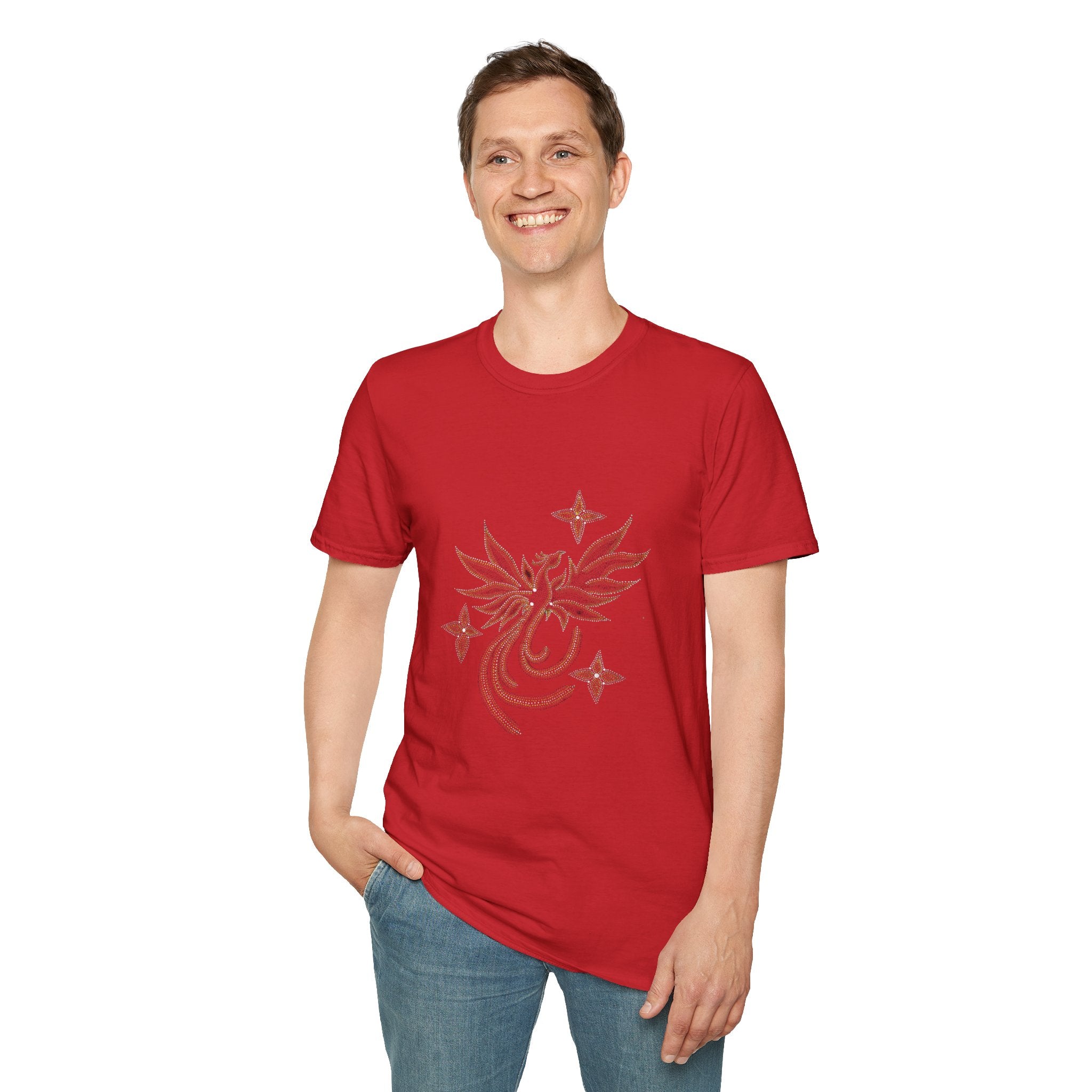 Phoenix Star Acrylic Print T-Shirt