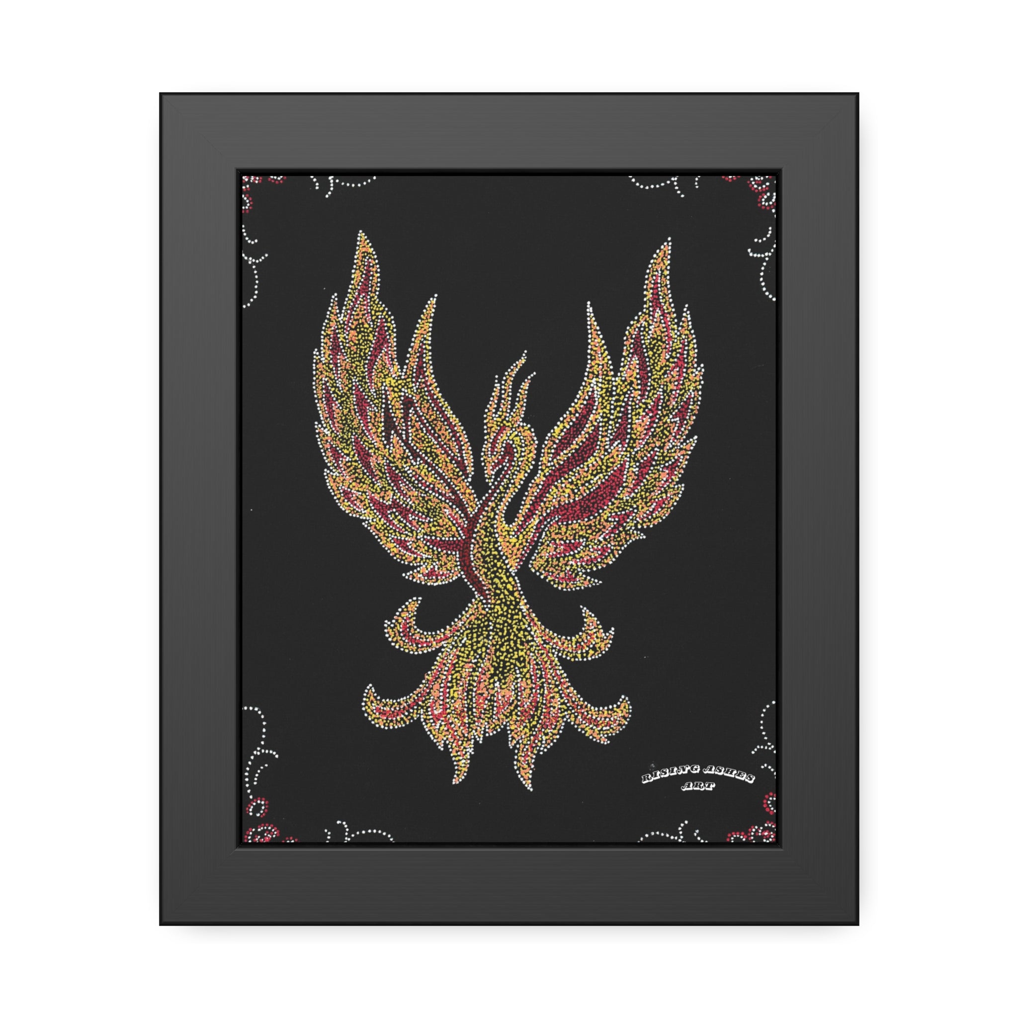 Hand Painted Acrylic Phoenix Print