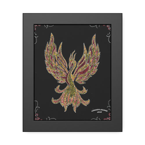 Hand Painted Acrylic Phoenix Print